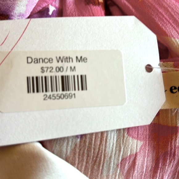 NWT ee:some M Fuchsia Multi-Color Floral Maxi Dress & ENTI Pink Hoodie - Picture 7 of 9